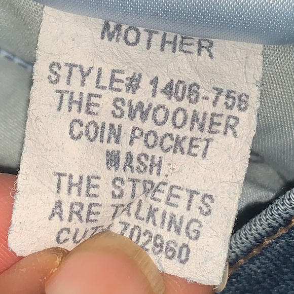 Mother Jeans The Swooner Skinny The Streets Are Talking Coin Pocket 27 - Picture 6 of 7